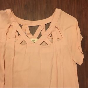 Light pink top